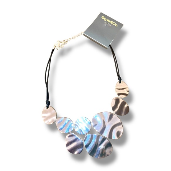 Style & Co. Silver Statement Necklace NWT - Picture 8 of 8